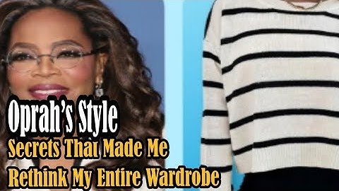 Oprah’s Style Secrets That Made Me Rethink My Entire Wardrobe #ClosetRefresh #EveryDayChic #Timeless