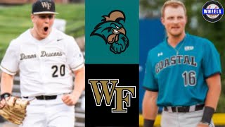 #20 Coastal Carolina vs #14 Wake Forest Highlights | 2024 College Baseball Highlights