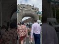 Walking the Tower Bridge in London