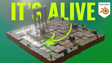 Finishing Our Beautiful Game Art in Blender - Way Easier Than You Think