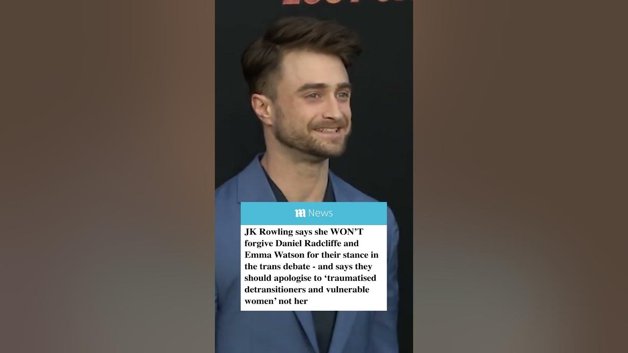 JK Rowling says she WON’T FORGIVE Daniel Radcliffe and Emma Watson for their stance on trans debate!