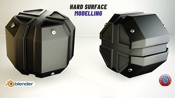 HARDSURFACE MECHANICAL PART - HEXAGONAL SPEAKER MODELLING || BLENDER 2.9 || TUTORIAL#14