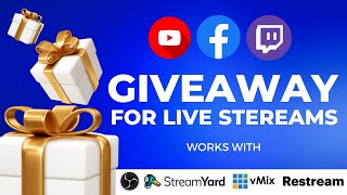 Stream Giveaway Tool - Works with Twitch, Youtube and Facebook