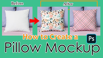 Create Realistic Pillow Mockup in Photoshop | Mockup Tutorial