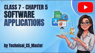 📚 Welcome to Class 7 ICT | Chapter 5 – Software Applications | Directorate of Education