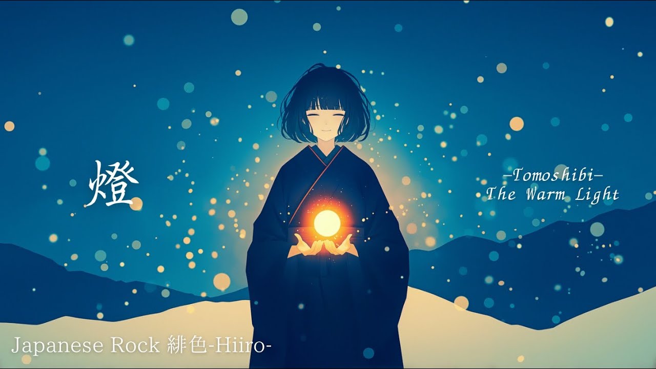 燈 -Tomoshibi-｜The Warm Light 今日の重さは、ここに置いて。  【和風バラード】 【Japanese Rock 緋色 -Hiiro-】