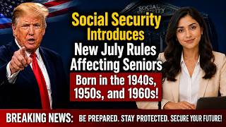 Social Security Introduces New July Rules Affecting Seniors Born in the 1940s, 1950s, and 1960s!