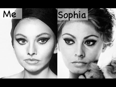 Sophia Loren Makeup Transformation