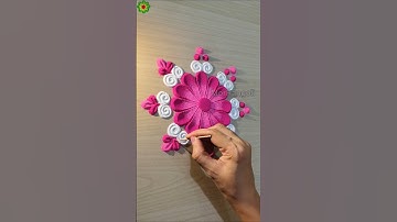 Rangoli designs for diwali simple and easy #rangolidesign #diwalirangoli #shorts