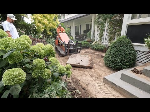 New Brick Walkway Going In & Planting for Winter Interest! 💪🌲😍 // Garden Answer