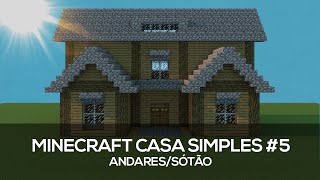 dessa vez fiz uma de dois andares, gostaro? gosto muito de casinhas 5x5 :  r/minecraftbrasil