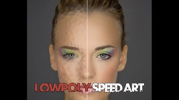 Low Poly Portrait in Photoshop | Speed Art