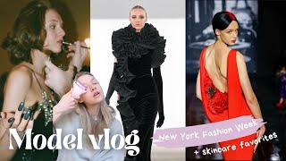 Life of a Model during New York Fashion Week + Skincare / Nina Dapper