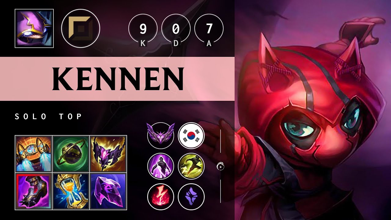 Kennen Top vs Aatrox - KR Master Patch 25.12