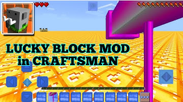 Craftsman: Lucky Block MOD in Craftsman Building Craft / craftsman building craft mod