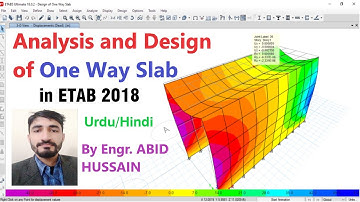 Design of One Way Slab in Etabs || Etabs 2018 Tutorials || ETAB 2018 Tutorial in Hindi Example #1