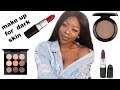 My everyday, soft glam, makeup for dark skin look. ( Beginners friendly)