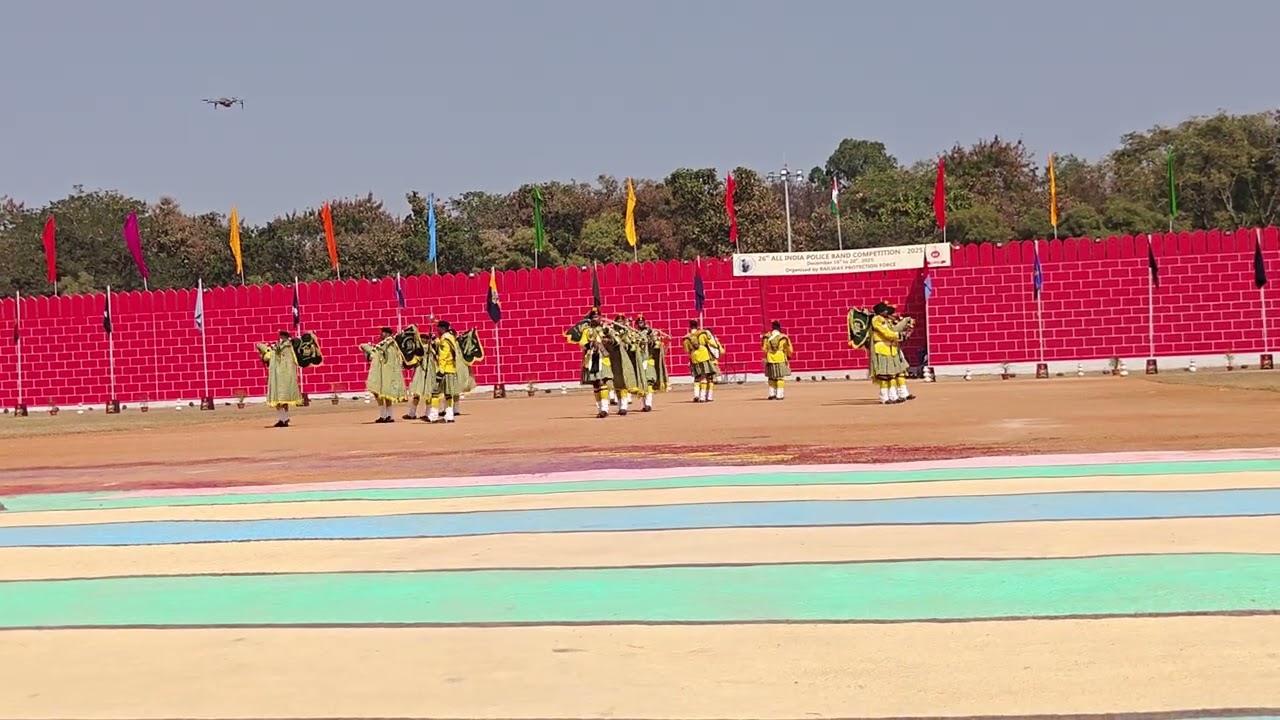 CRPF CENTRAL PIPE BAND TEAM PERFORMANCE IN 25th AIPBC 2025