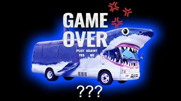 ❗Bus Shark "Baby Shark Horn" Sound Variations in 60 Seconds❗
