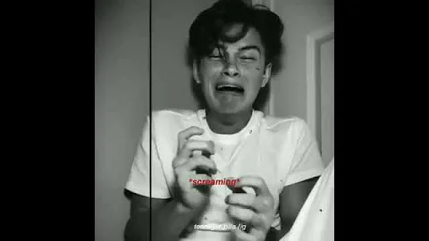 Screaming But "no one can hear me" Sad Crying Boy (Broken Boy Status)