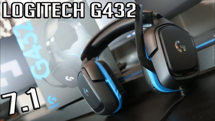 Logitech G432 DTS X 7.1 Surround Sound Wired PC Gaming Headset