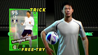 Trick To Get 100 Rated Son Heung-Min From Potw Pack In eFootball 2024 Mobile