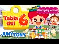 Canción de la Tabla del 6 | Multiplicaciones | Canciones Infantiles | JunyTony en español