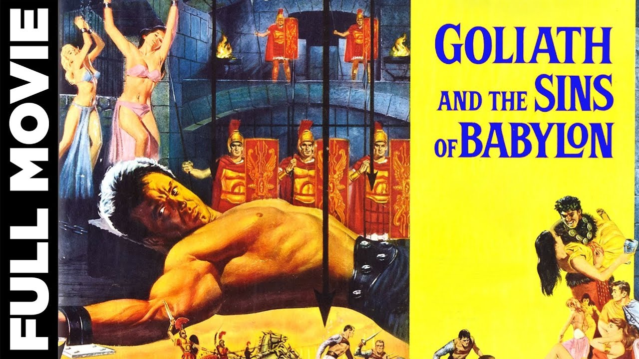 Goliath and The Sins Of Babylon (1963) | Peplum Movie | Mark Forest, Jose Greci