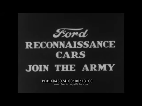 1941 FORD RECONNAISSANCE CARS JOIN THE ARMY  GPW ARMY JEEP DEMONSTRATION FILM  EDSEL FORD XD45074