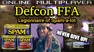 Defcon FFA - Stealth General - Pro Rules | C&C Generals Zero Hour | No Commentary