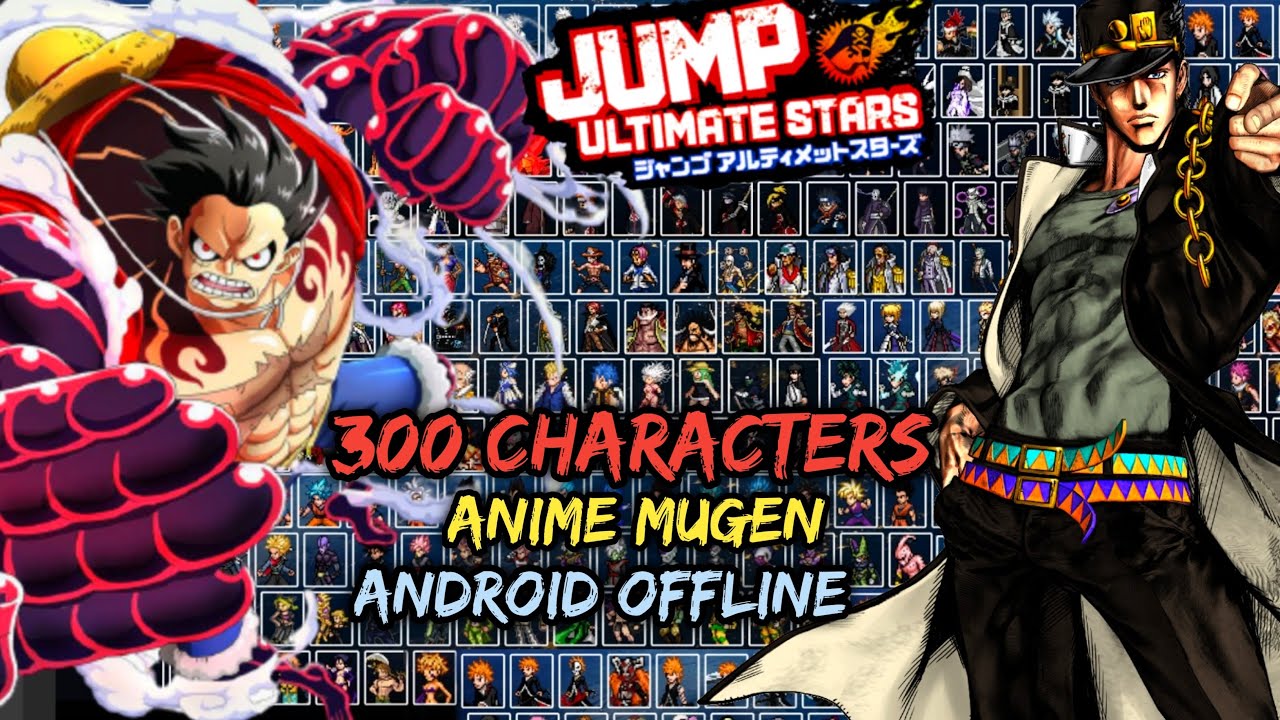 RELEASE‼️ JUMP SUPER STARS V.4 MUGEN ANDROID 