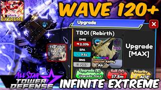 New 7 Star TBoi is TESTED in Infinite Extreme in All Star Tower Defense Roblox Tower Defense