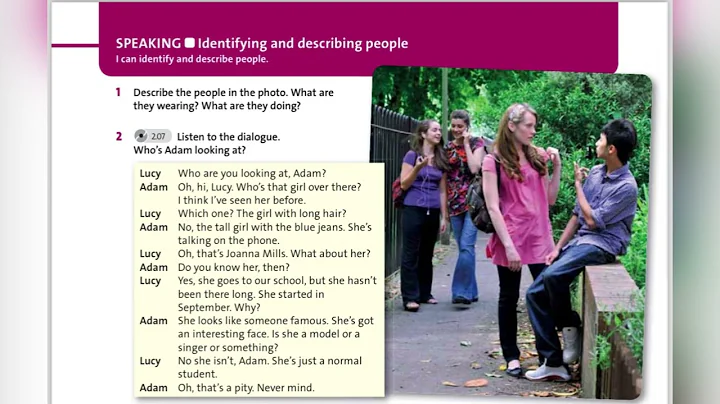 English plus 8. Unit 4. Identifying and describing people. Ex2,p50 - DayDayNews