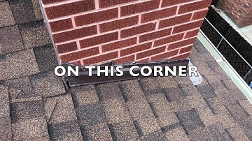 Final roof inspection | Straight courses | chimney counter flashing
