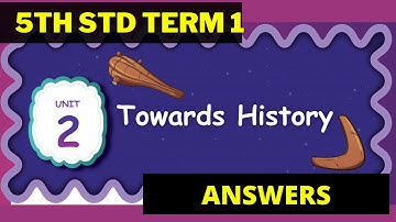 5th social science unit2|Towards History ANSWERS|social science new book|Term 1|Schoolless