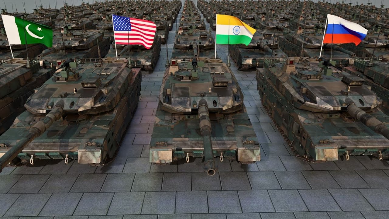 Number Of Tanks Per Country Top 20 Armies With Most Tanks in the