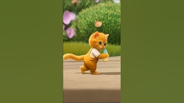 Cutest 3D Cat Moments 🐾 | Adorable Animated Cat Shorts! #3danimation #cute #3dcompositing