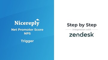 Setting up Nicereply NPS trigger in Zendesk