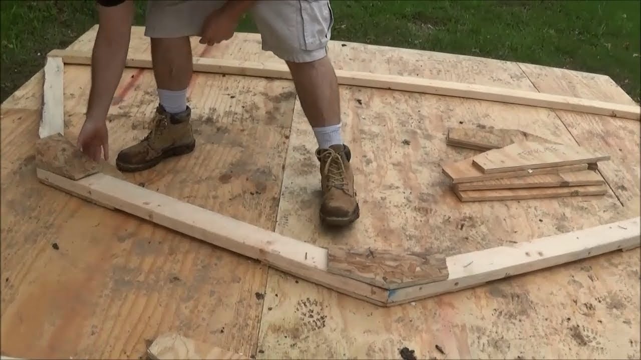 how to cut gussets for gambrel roof for 10x12 shed fast