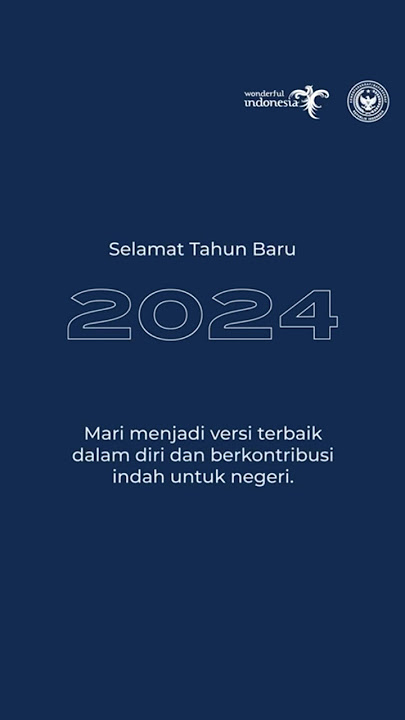 Selamat Tahun Baru 2024 buat semua #SobatParekraf 🎆🎉#happynewyear2024 #tahunbaru