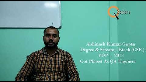 Placed Student Review || Placed As QA Engineer || 2015 Passout ||