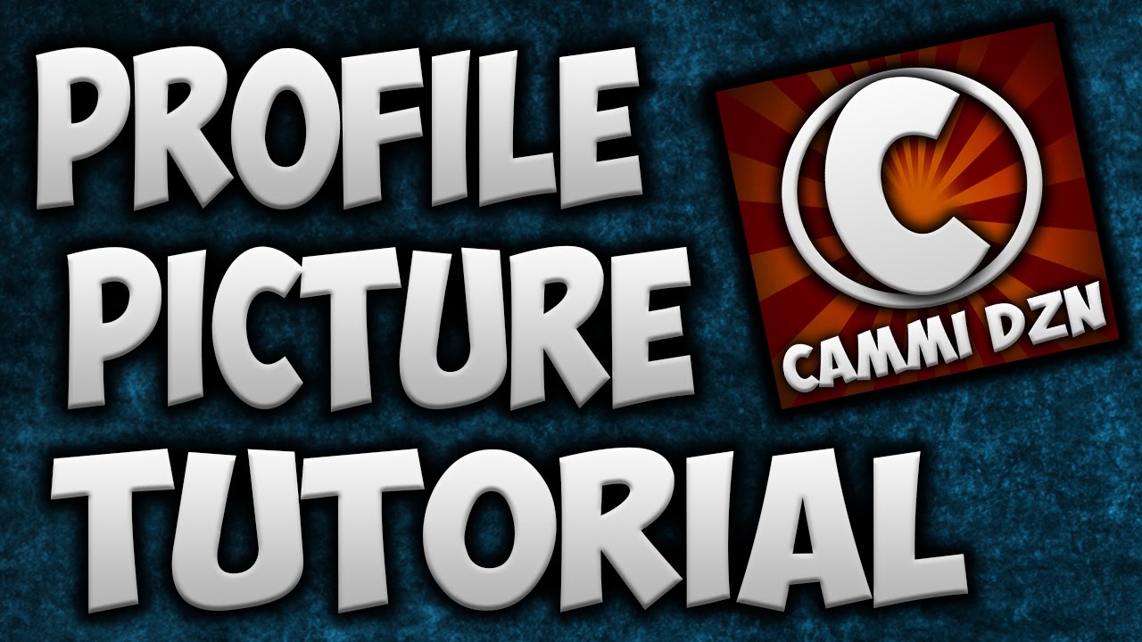 How To Make A Profile Picture On YouTube With Photoshop 2015! (Tutorial ...