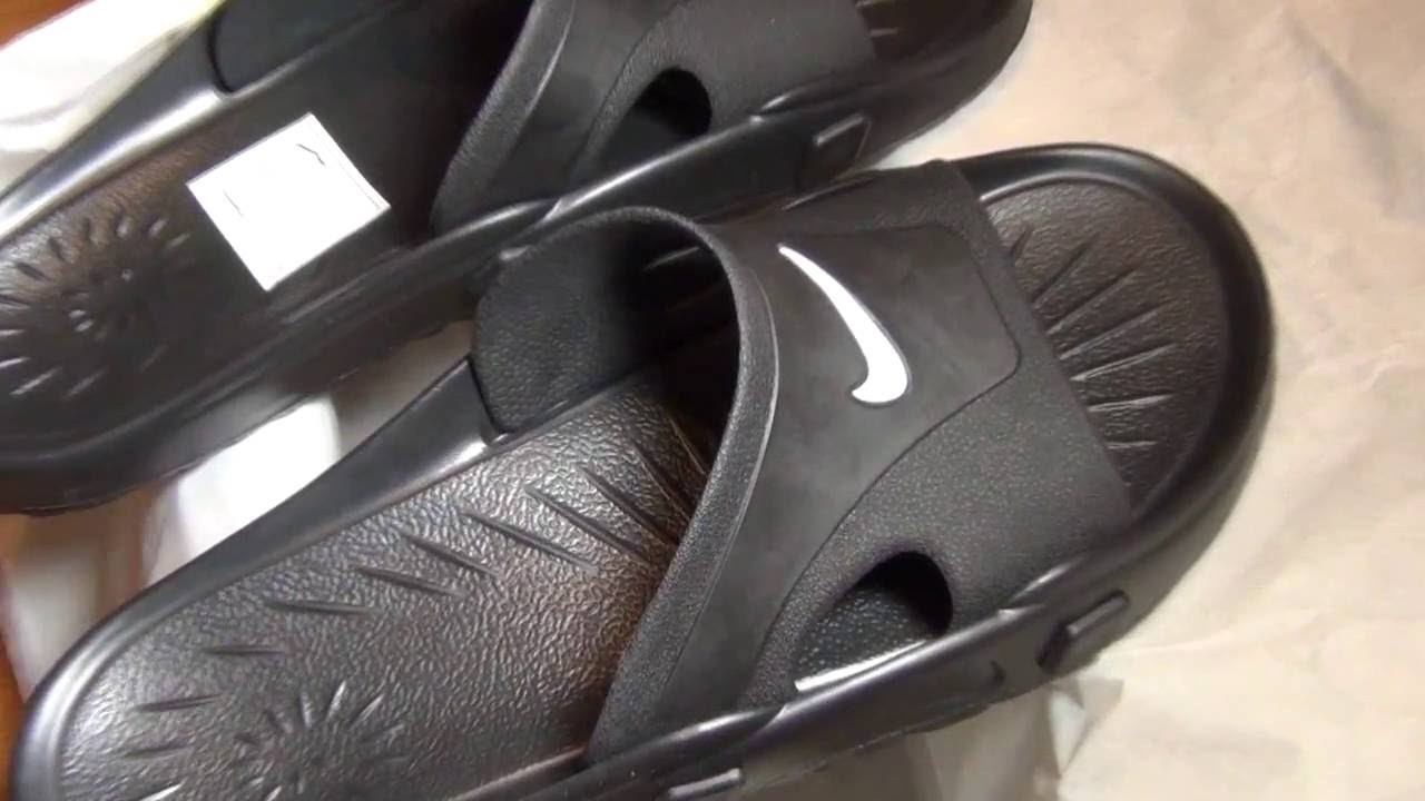 Alargar comprador Negrita Nike Get-A-Sandal Flip Flops Pool Swim Beach 222120-40 close look - YouTube