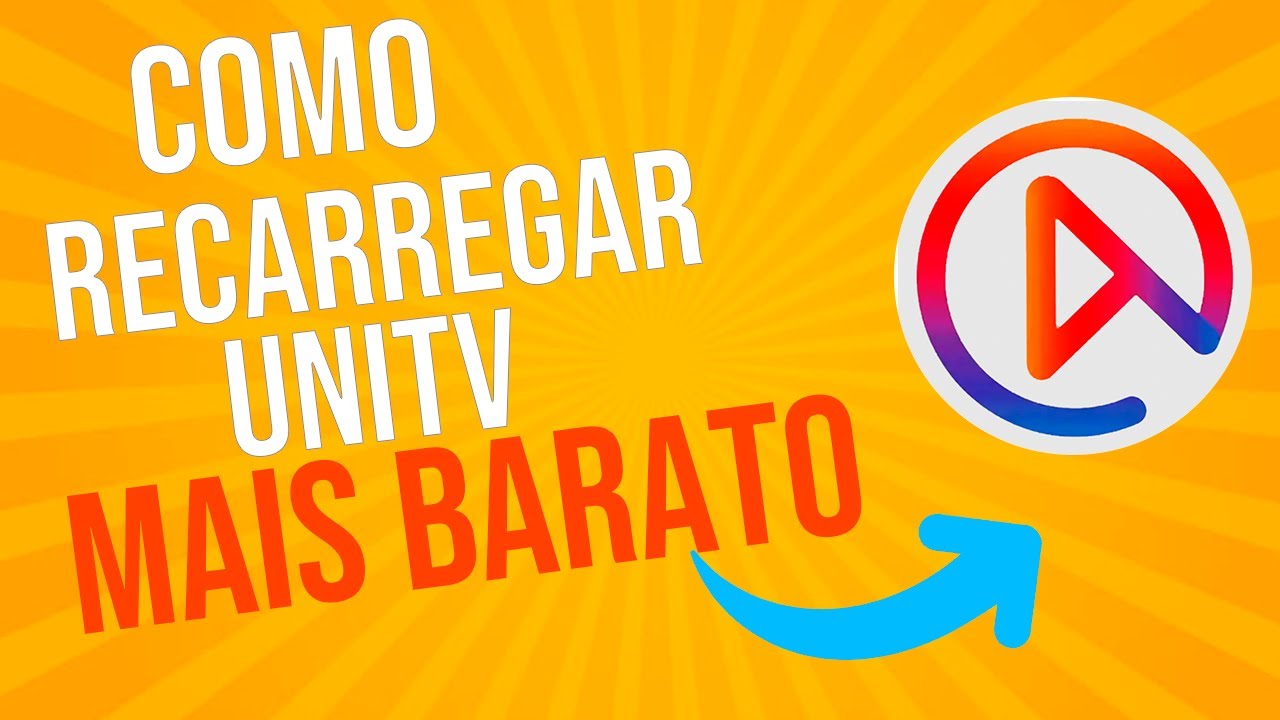 UNITV - COMO RECARREGAR UNITV MAIS BARATO ATRAVÉS DO CÓDIGO DE RECARGA