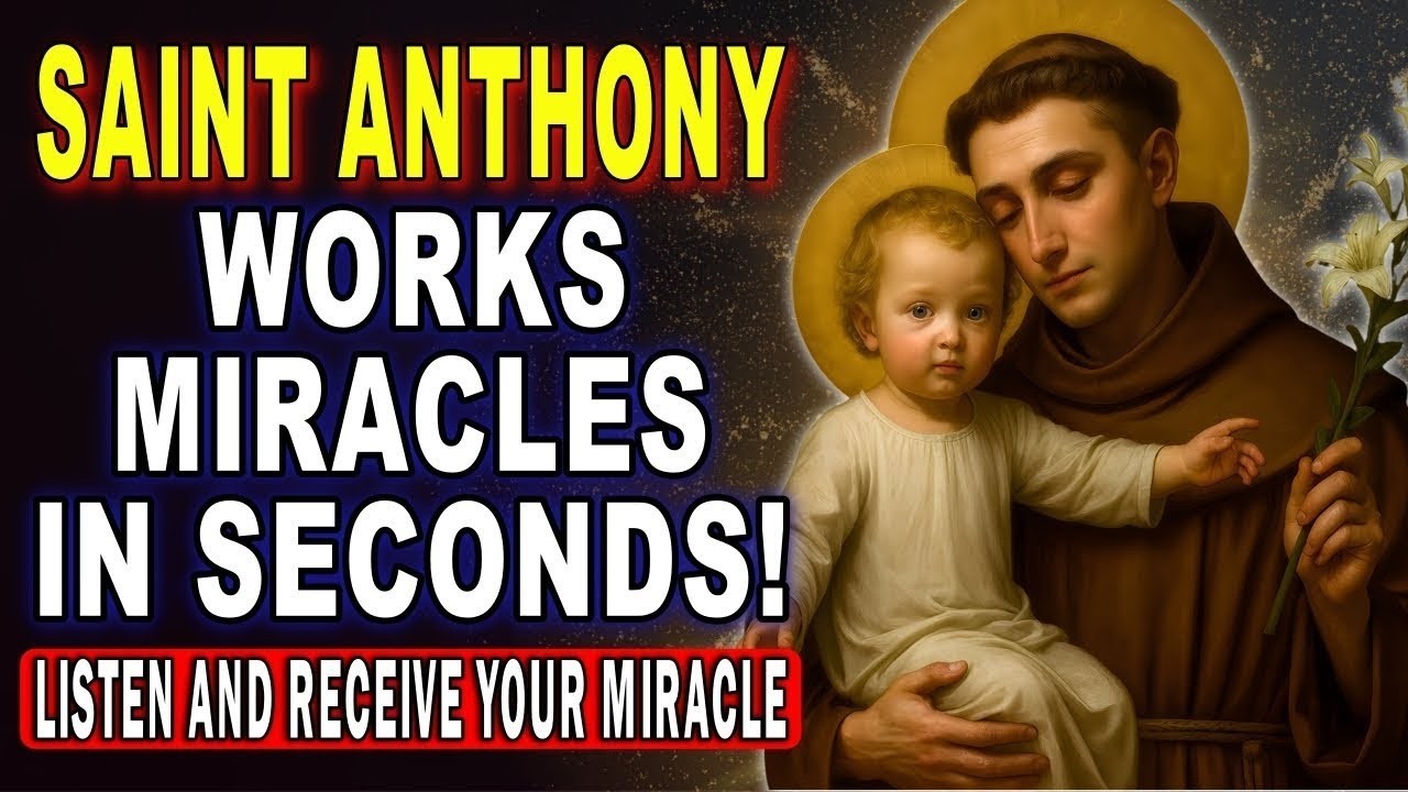 💖MIRACLE PRAYER TO SAINT ANTHONY OF PADUA IN TIMES OF URGENT NEED 🙏