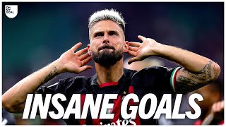 Insane goals scored during the AC Milan - Inter derby!