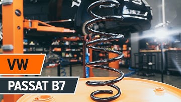How to change front springs on VW PASSAT B7 Saloon [TUTORIAL AUTODOC]