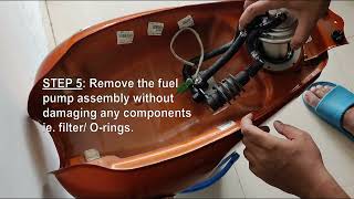 INTERCEPTOR 650 | How to change/install fuel pump on new tank.