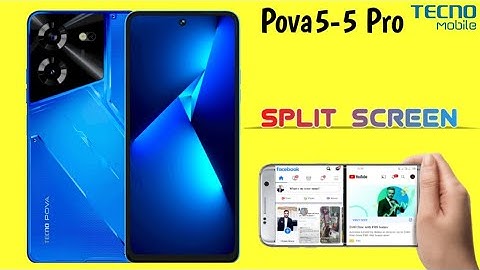 How to Split Screen in Tecno Pova 5/5Pro | Tecno Pova 5/5Pro Split Screen