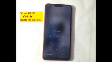 Vivo Y81i 1812 Pattern Unlock  with ADB Mode